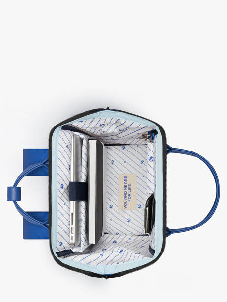 Personaliseerbare Rugzak Adventurer Medium Cabaia Blauw adventurer BAGS ander zicht 3
