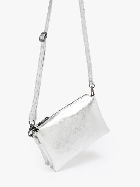 Sac Bandoulière Nine Milano Argent nine NI23116 vue secondaire 2