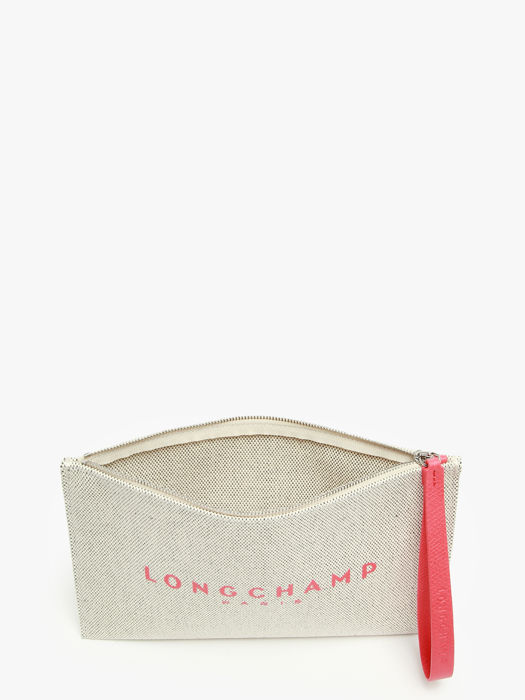 Longchamp Essential toile Clutch Rood