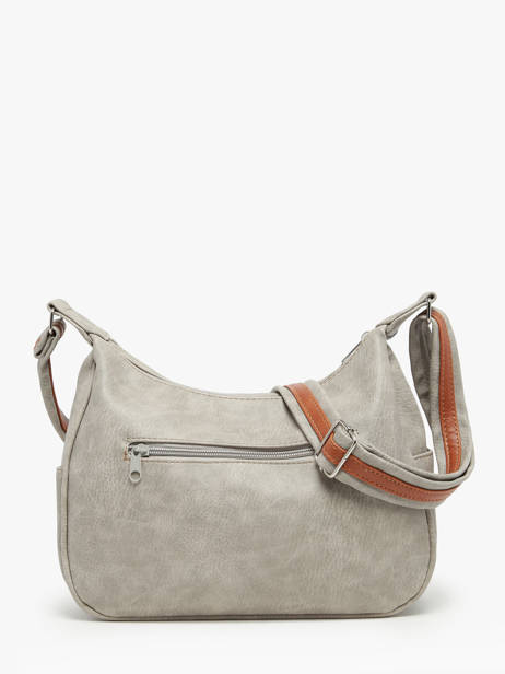 Sac Bandoulière Basic Miniprix Gris basic DD169 vue secondaire 4