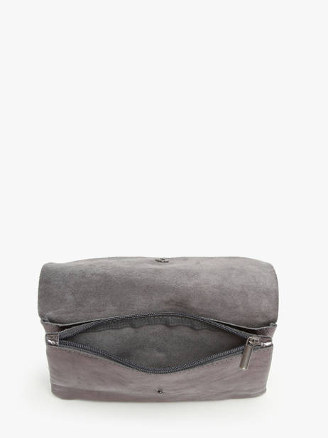 Sac Bandoulière Nine Cuir Milano Gris nine NI23067 vue secondaire 3