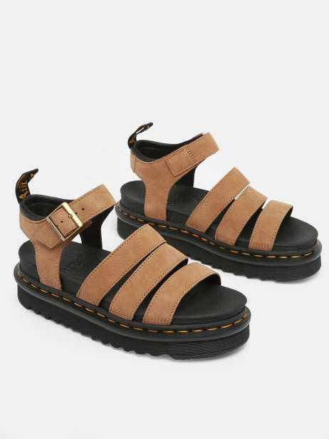 Sandalen Uit Leder Dr martens Bruin women 31735439 ander zicht 3