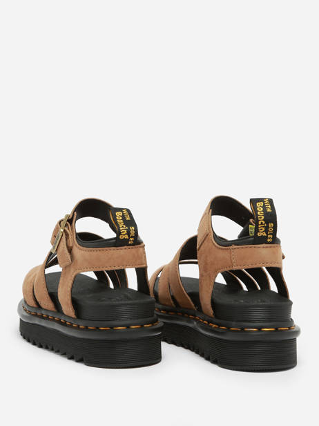 Sandalen Uit Leder Dr martens Bruin women 31735439 ander zicht 4