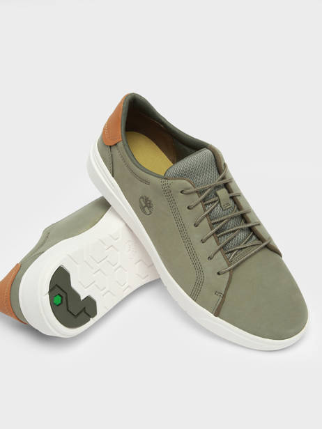 Sneakers En Cuir Timberland Vert men 5T2D9911 vue secondaire 1