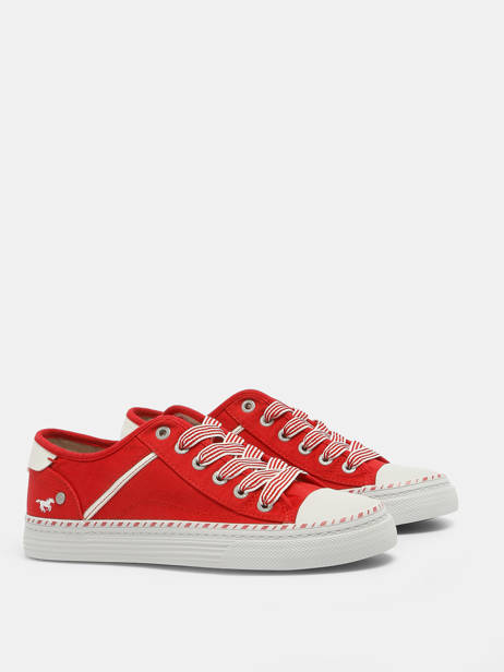Sneakers Mustang Rood accessoires 1376303 ander zicht 3