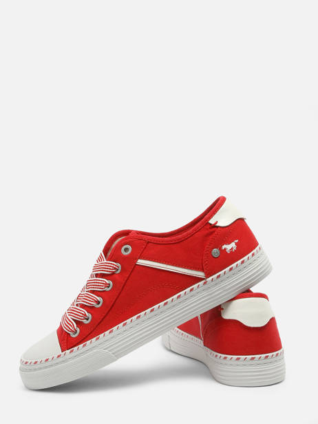 Sneakers Mustang Rood accessoires 1376303 ander zicht 4