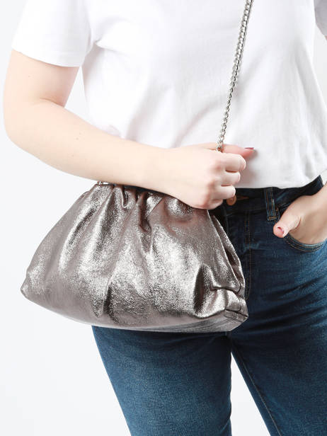 Cross Body Tas Nine Leder Milano Grijs nine NI23112 ander zicht 1