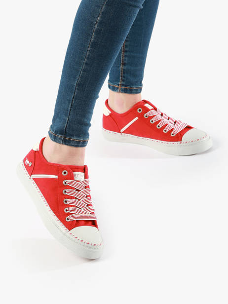 Sneakers Mustang Rood accessoires 1376303 ander zicht 2