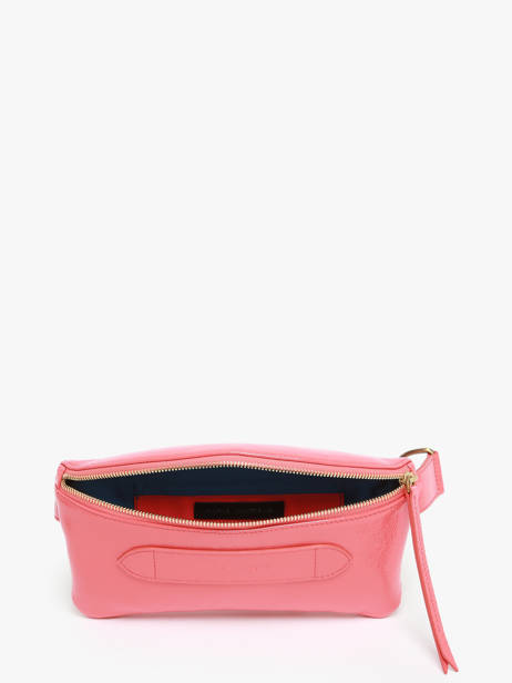 Sac Ceinture Coachella Cuir Vernis Froissé Marie martens Rose coachella VRF vue secondaire 3