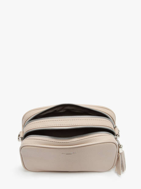 Cross Body Tas Grained Miniprix Beige grained HOWARD ander zicht 2