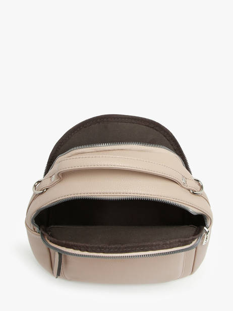 Rugzak Miniprix Beige grained F3606 ander zicht 3