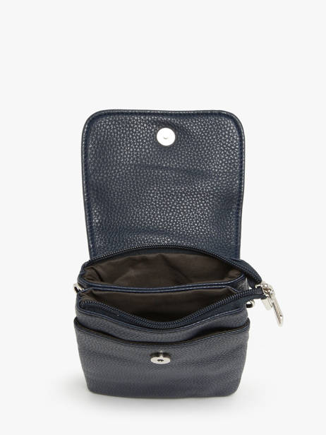 Cross Body Tas Grained Miniprix Blauw grained F3609 ander zicht 3