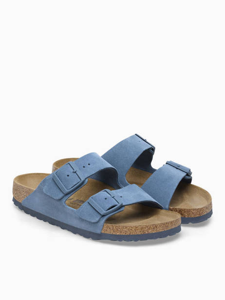 Mules En Cuir Birkenstock Bleu women 1026820 vue secondaire 3