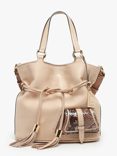 Bucket Bag M Premier Flirt Python Leder Lancel Beige premier flirt A10529 ander zicht 2