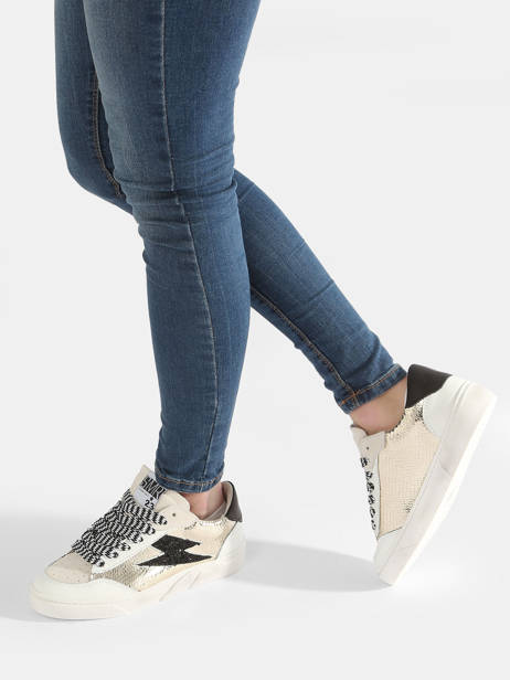 Sneakers Uit Leder Semerdjian Zwart women TAL11752 ander zicht 2