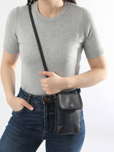 Cross Body Tas Grained Miniprix Blauw grained F3609 ander zicht 1