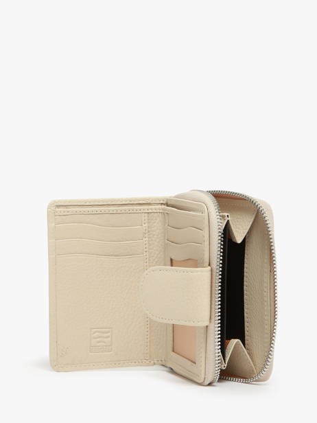 Portefeuille Leder Crinkles Beige caviar 14277 ander zicht 1