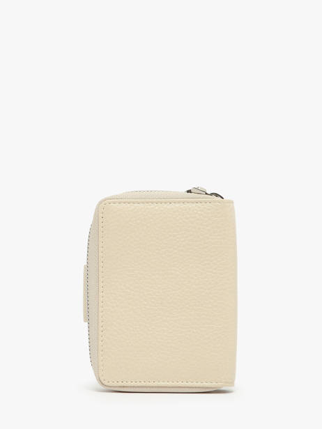 Portefeuille Leder Crinkles Beige caviar 14277 ander zicht 2