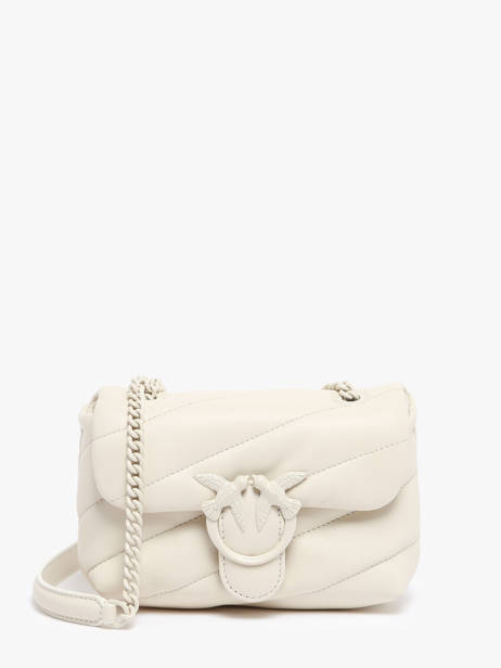 Cross Body Tas Love Bag Puff Leder Pinko Wit love bag puff A1JO