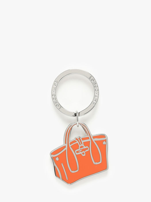 Longchamp Metal Sleutelhanger Oranje