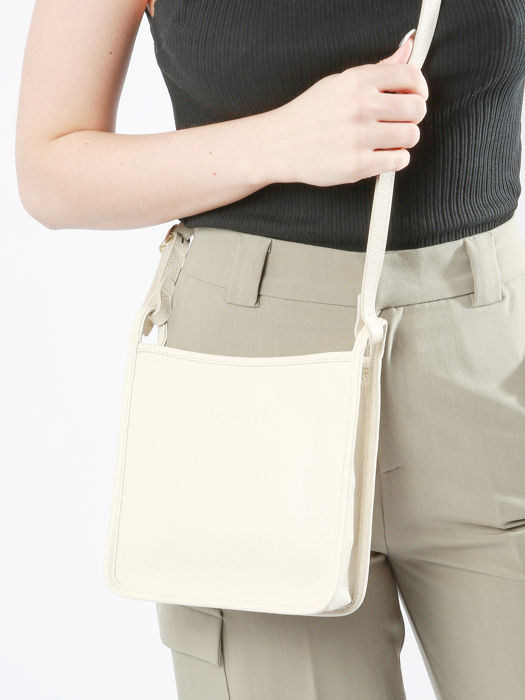 Longchamp Le foulonné Cross body tas Beige