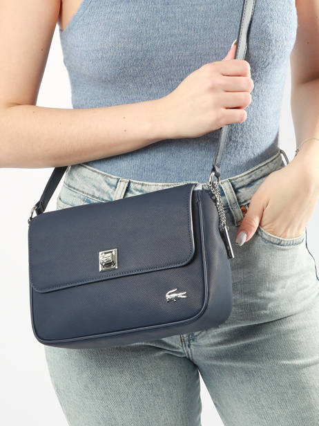 Cross Body Tas Daily Lifestyle Lacoste Blauw daily lifestyle NF4368DB ander zicht 1