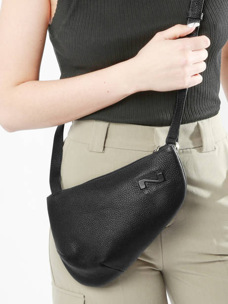 Cross Body Tas City Perle Leder Nathan baume Zwart n city N1811000 ander zicht 1