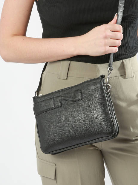 Sac Bandoulière Milano Cuir Nathan baume Noir n city 3 vue secondaire 1