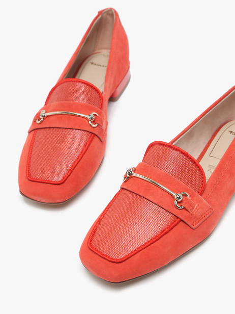 Mocassins Uit Leder Tamaris Oranje accessoires 42 ander zicht 1
