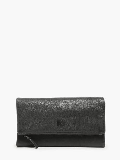 Portefeuille Leder Biba Zwart wallet TOT2L