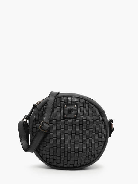 Cross Body Tas Heritage Leder Biba Zwart heritage KA18