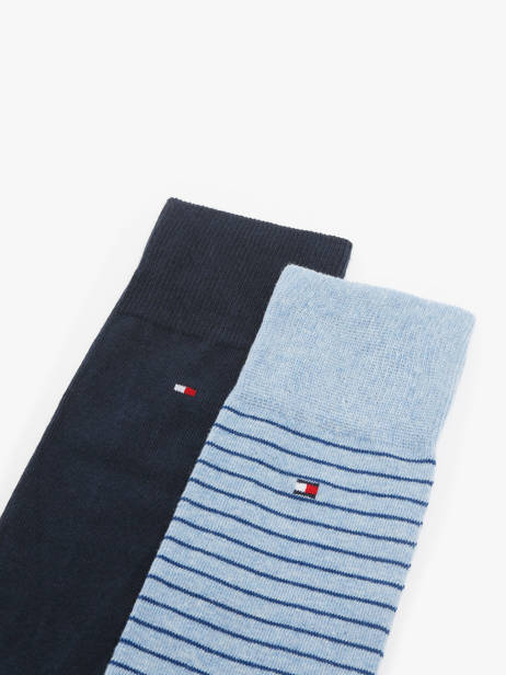 Chaussettes Tommy hilfiger Bleu socks men 10001496 vue secondaire 1