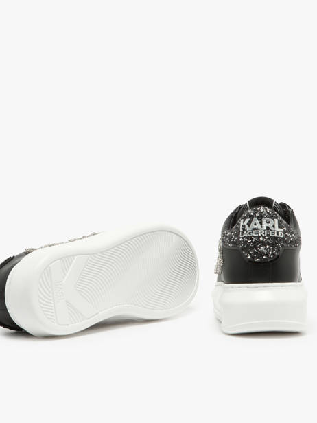 Sneakers En Cuir Karl lagerfeld Noir women KL62510G vue secondaire 3