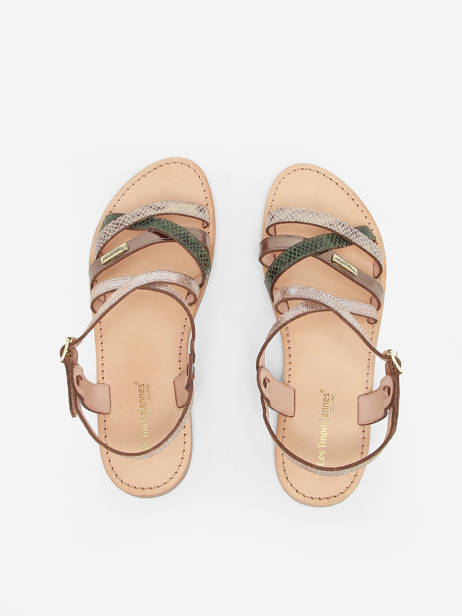 Sandalen Hapaxgum Uit Leder Les tropeziennes Groen women HAPAXGUM ander zicht 5