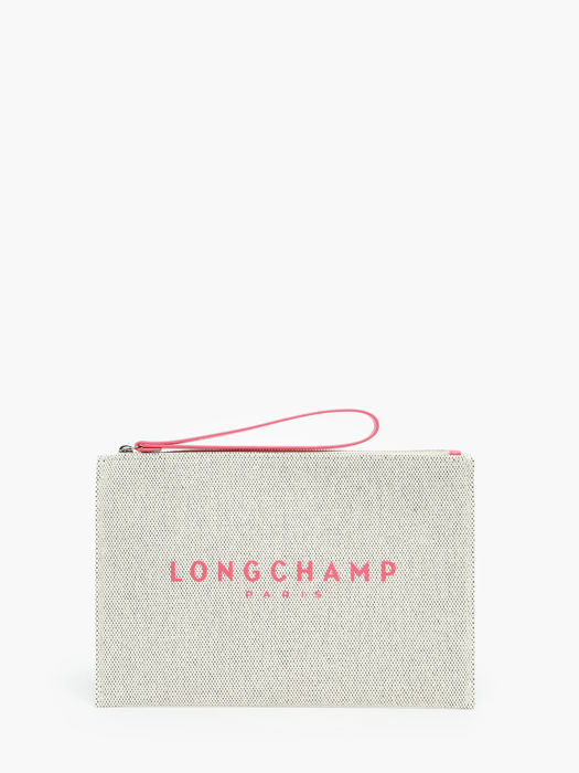 Longchamp Essential toile Clutch Rood