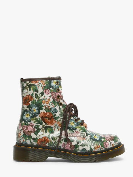 Boots En Cuir Dr martens Multicolore women 31689649