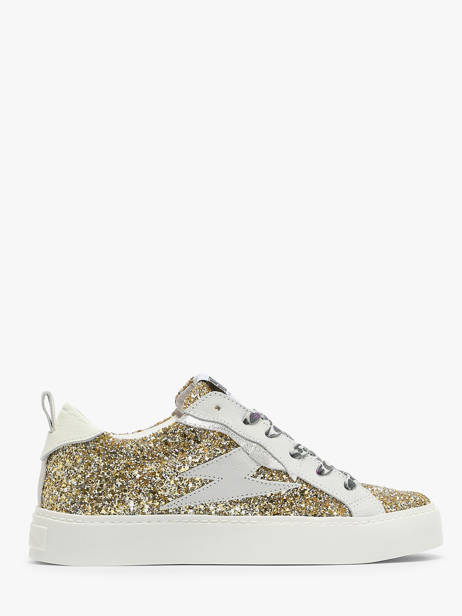 Sneakers Uit Leder Semerdjian Goud women VIKE9586