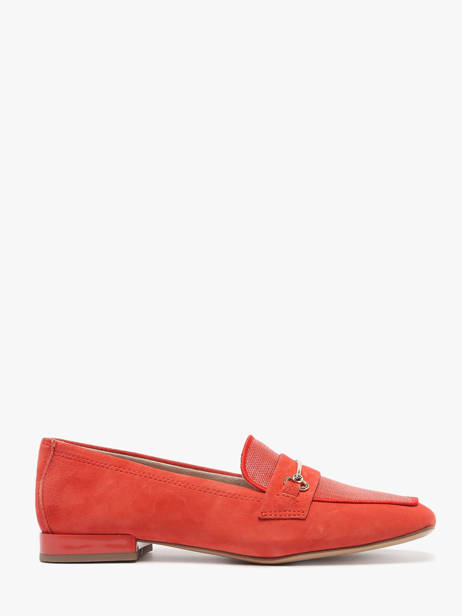 Mocassins Uit Leder Tamaris Oranje accessoires 42