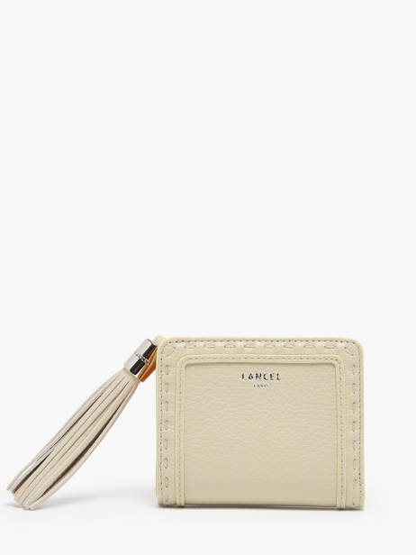 Portefeuille Premier Flirt Bicolore Leder Lancel Beige premier flirt A12856