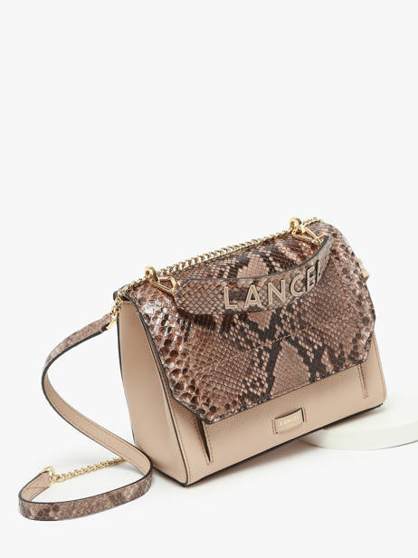 Handtas M Ninon Python Lancel Beige ninon A09370 ander zicht 2