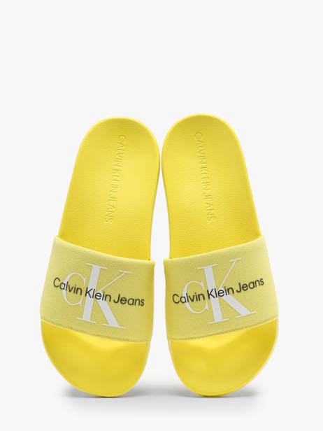 Claquettes Calvin klein jeans Jaune women 1030LJ