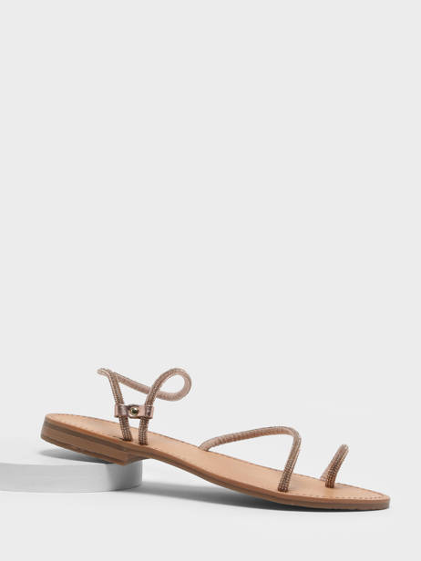 Open Sandalen Les tropeziennes Roze accessoires HODAXA ander zicht 3
