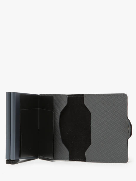 Porte-cartes Cuir Secrid Gris carbon TCA vue secondaire 2