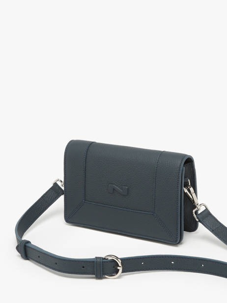 Cross Body Tas Maastricht Leder Nathan baume Blauw mondrian 4 ander zicht 2