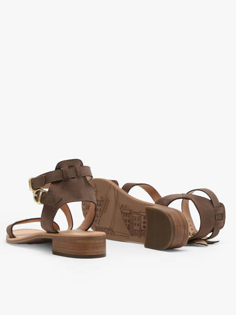 Sandales En Cuir Les tropeziennes Marron women HOCNEY vue secondaire 4