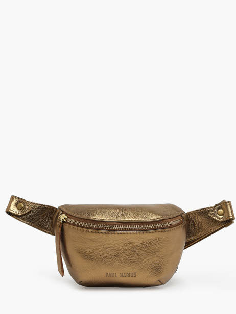 Sac La Banane Xs Cuir Paul marius Or vintage BANANEXS