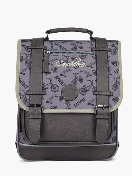 Sac à Dos 2 Compartiments Cameleon Gris vintage urban PBVBSD38