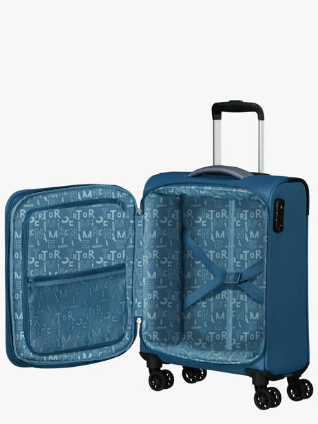 Handbagage American tourister Blauw pulsonic 146516 ander zicht 4