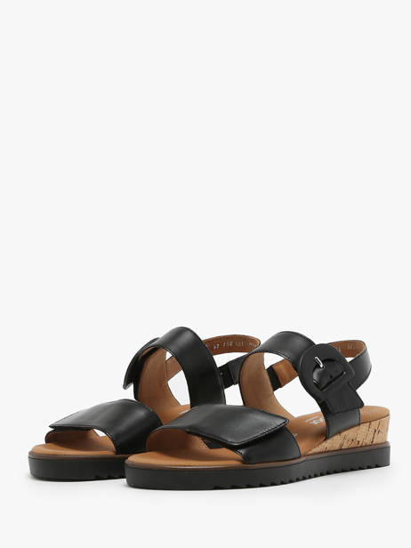 Sandalen Uit Leder Gabor Zwart women 57 ander zicht 4