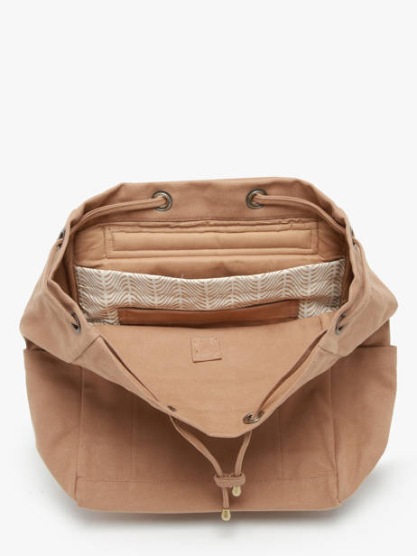 Rugzak Eliot Katoen Hindbag Bruin best seller ELIOT ander zicht 3